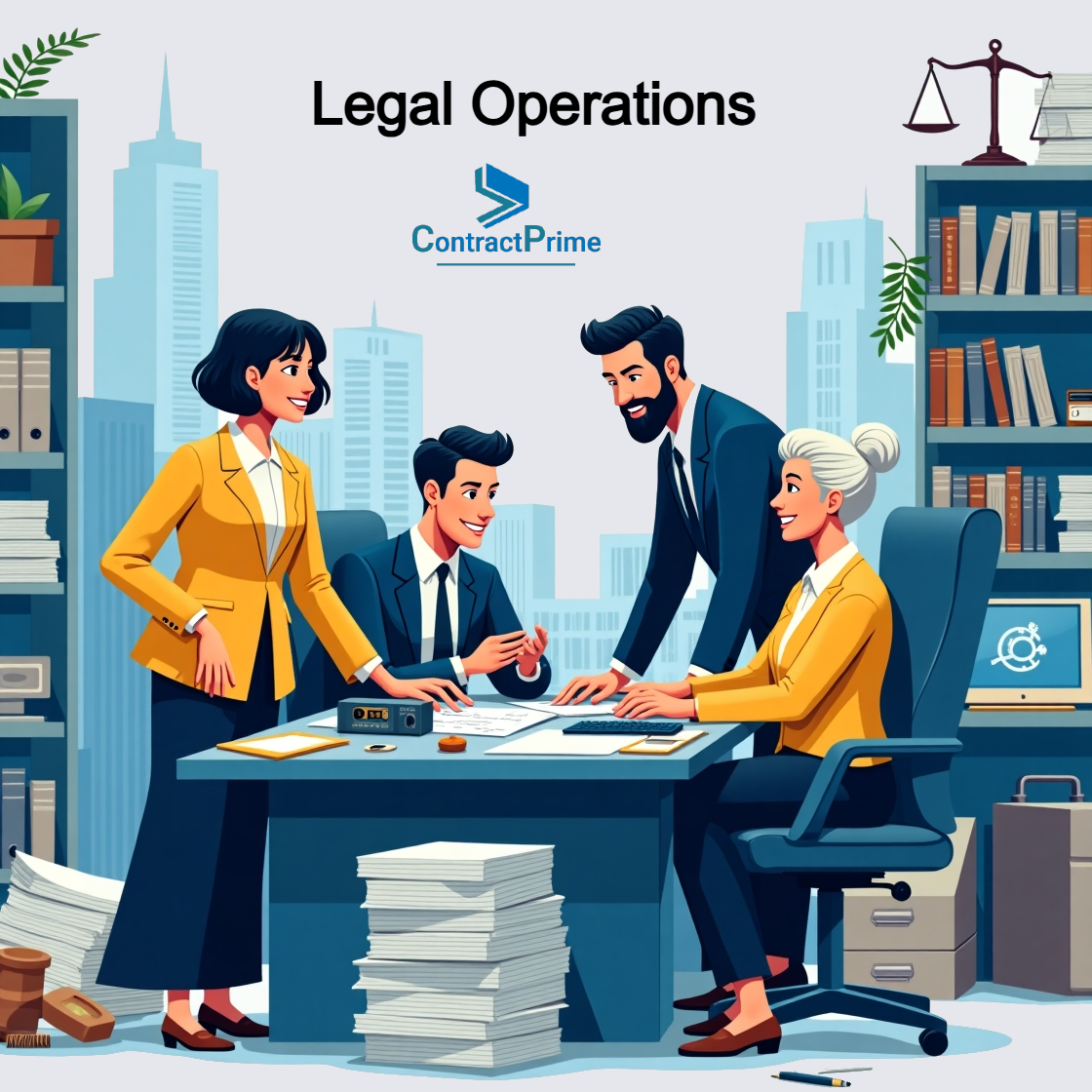 Legal team scaling operations with automated contract workflows