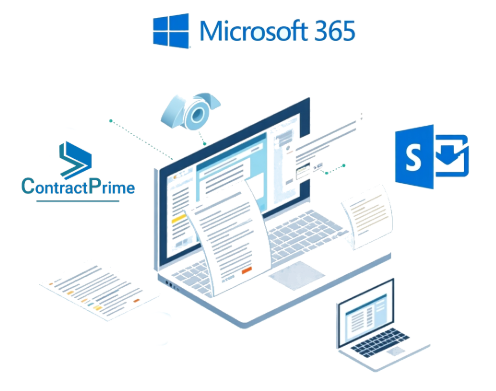 Contract automation software integrated with Microsoft 365 and SharePoint