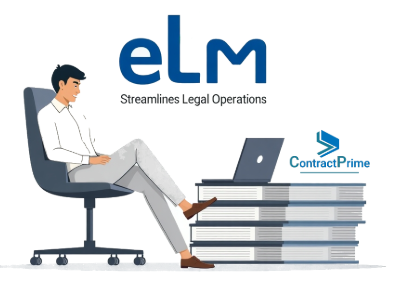 Diagram illustrating automation of legal workflows for in-house legal teams.